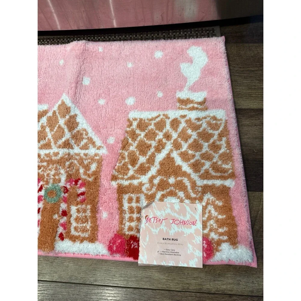 Betsey Johnson Christmas Bath Rug